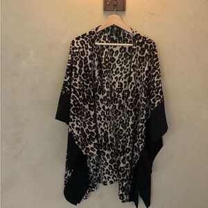 Lane Bryant Leopard Print Kimono
